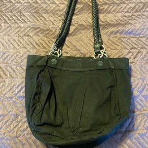 Miche Demi base bag with braided handles.